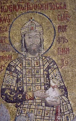 Cesarz Jan Komnen w Hagia Sophia (mozaika)