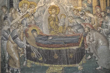 Fresk Św. Zbawiciela w kościele Chora (Kariye Camii), Istambuł, Turcja
