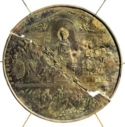 Missorium (duże naczynie srebrne) Teodozjusza I (346-395), IV wne (srebro)