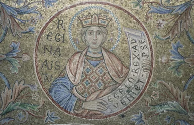 Królowa Saby Fragment mozaiki wewnętrznej w bazylice św. Marka, XIII w.