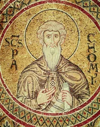 Św. Pachomiusz (zm. 346) (mozaika)