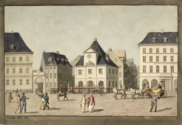 Kongens Nytorv z głównym strażnikiem
