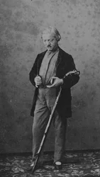 Carte de visite Jules Perrot (zdjęcie czarno-białe)