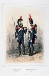 „Saper i Gunner”, Gwardia Cesarska Napoleona, 1859