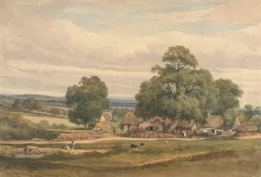Emerey Down niedaleko Lyndhurst, New Forest, Hants