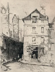 W pobliżu St Etienne-du-Mont, 1915