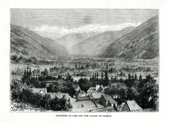 Cier i dolina Bagneres-de-Luchon, Francja, ok. 1879 r.