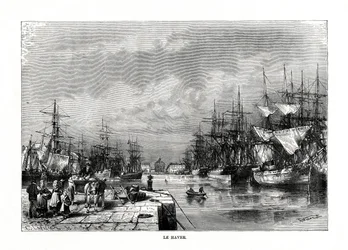 Le Havre, Normandia, północna Francja, 1879