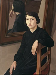 Dziewczyna przed lustrem, 1932