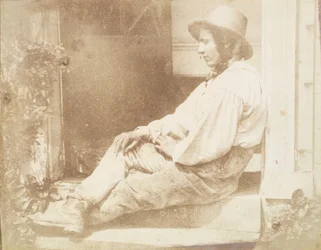 Portret Ogrodnika, prawdopodobnie Davida Rodericka, koniec lat 40. XIX wieku.