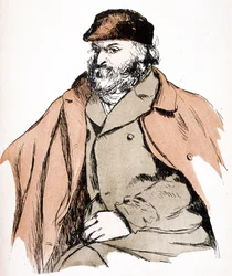 Ilustracyjny portret Paula Cezanne