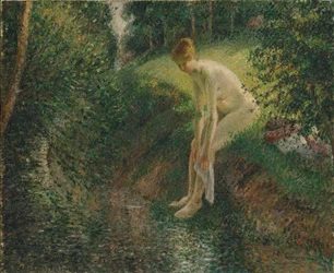 Kąpiąca się w lesie, 1895