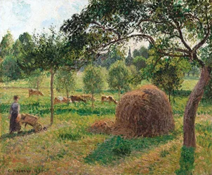 Zmierzch w Eragny, 1896