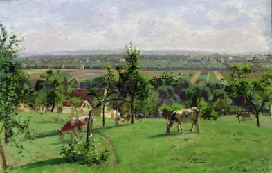 Zbocze w Vésinet, Yvelines, 1871