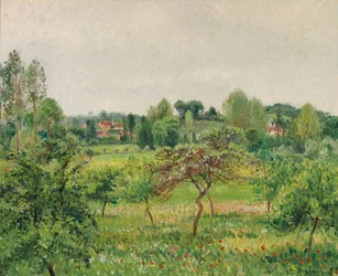Czerwiec, Deszczowa Pogoda, Eragny; czerwiec, deszczowa pogoda, Eragny, 1898
