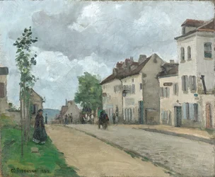 Straße w Pontoise (Rue de Gisors)