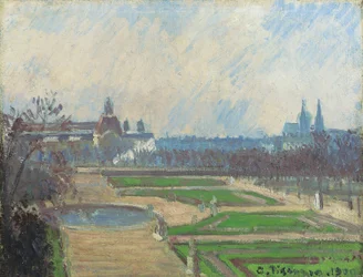 Tuileries i Luwr, 1900