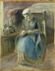 Szycie Kobieta, 1881