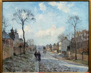 Droga do Louveciennes, 1872. 0,6 x 0,73 m. Paryż, Musée d