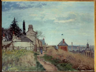 Gmach sądu w Pontoise Obraz Camille Pissarro (1830-1903) 1872 Nd. 0,4x0,54 m Paryż, Muzeum Orsay