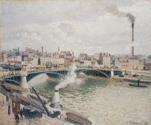 Poranek, pochmurny dzień, Rouen, 1896.