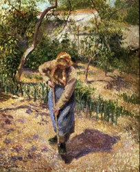 Kopiąca wieśniaczka
