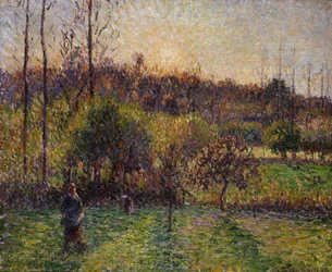Wschodzące słońce w Eragny, 1894.
