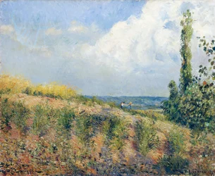 Nadchodząca burza — Camille Pissarro