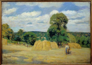 Żniwa w Montfoucault w Mayenne Obraz Camille Pissarro (1830-1903) 1876 Nd. 0,65x0,92 m Paryż, musee d