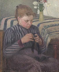 Reperowanie kobiety, 1895.