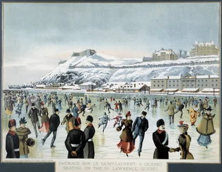 Łyżwiarstwo na St. Lawrence w Quebec City