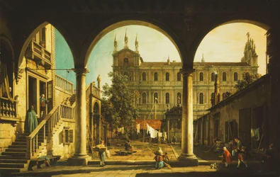 Capriccio z Scuola di San Marco w Wenecji z Palazzo Grifalconi-Loredan,
