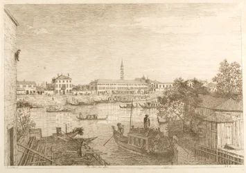 Port w Dolo, z serii „Widoki”