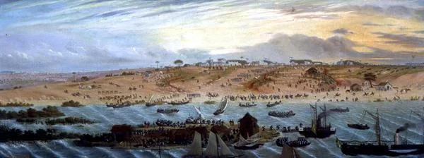 Zaokrętowanie wojsk argentyńskich na Paso de los Libres