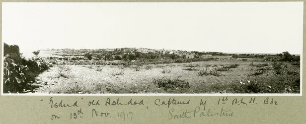 Esdud, stary Aszdod, schwytany przez 1. A.L.H. Brygada 13 listopada 1917 r.