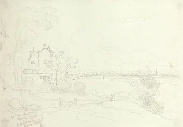 W Newnham Patrząc na Severn Eastward, marzec 1848