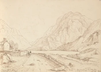 Bull Mountain i Ash Valley Lake w Gap of Dunloh, wrzesień 1841