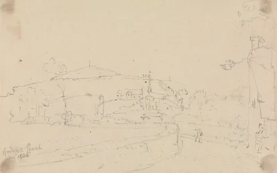 Kościół Godshill, sierpień 1826