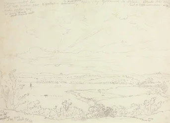 Zachód słońca, Beachley, 29 maja 1846