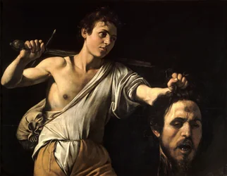 Włoski:  Davide con la testa di Golia David z głową Goliata