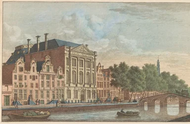 Budynek Felixa Meritisa w Amsterdamie, ok. 1790 Budynek Towarzystwa Felix Meitis w Amsterdamie / Edifices de la societe dit Félix Méritis à Amsterdam (tytuł na obiekcie)