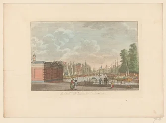Widok na Leuvehaven w Rotterdamie Leuvehaven w Rotterdamie / La canal dit Leuvehaven a Rotterdam (tytuł na obiekcie)