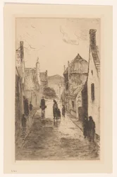 Widok ulicy w Katwijk