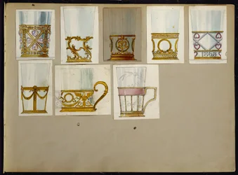 Wybór projektów, Dom Carla Faberge (ołówek i akwarela na papierze)
