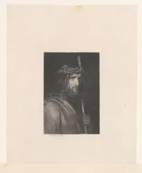 Chrystus w koronie cierniowej (mężczyzna boleści)