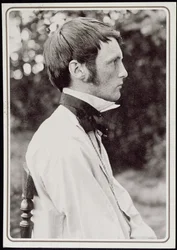 Portret Heinricha Vogelera (1872-1942) 1898 (zdjęcie bw)