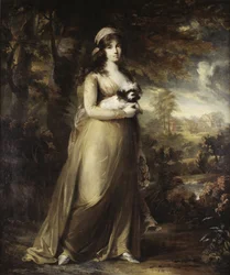 Portret śpiewaczki operowej Teresy Vandoni, autorstwa Bredy, Carla Frederika von (1759-1818). olej na płótnie