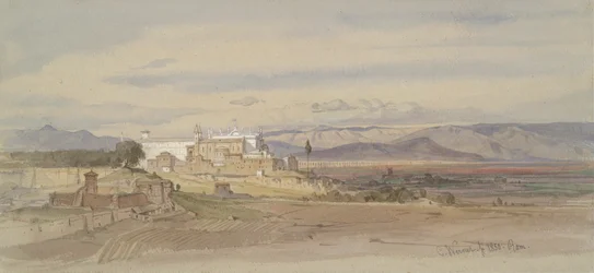 Pejzaż rzymski z San Giovanni in Laterano