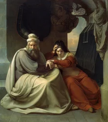 Zrozpaczona para królewska. 1830