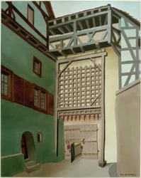Harburg (Wörnitz), brama zamkowa z broną